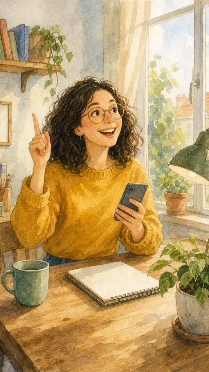 La même scène dessinée dans le style Aquarelle